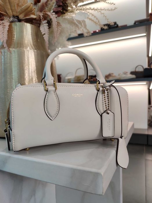 Сумка Coach Bowery Satchel 22 Chalk