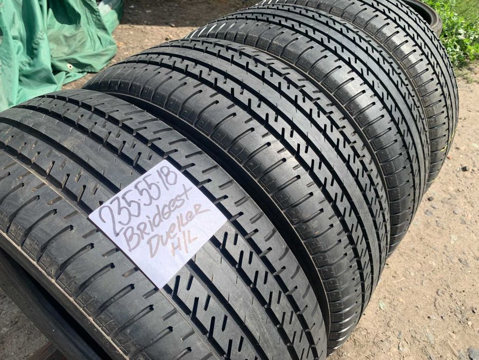 235-55-R18 BRIDGESTONE DUELER комплект 4штуки резины шины GERMANY 2024
