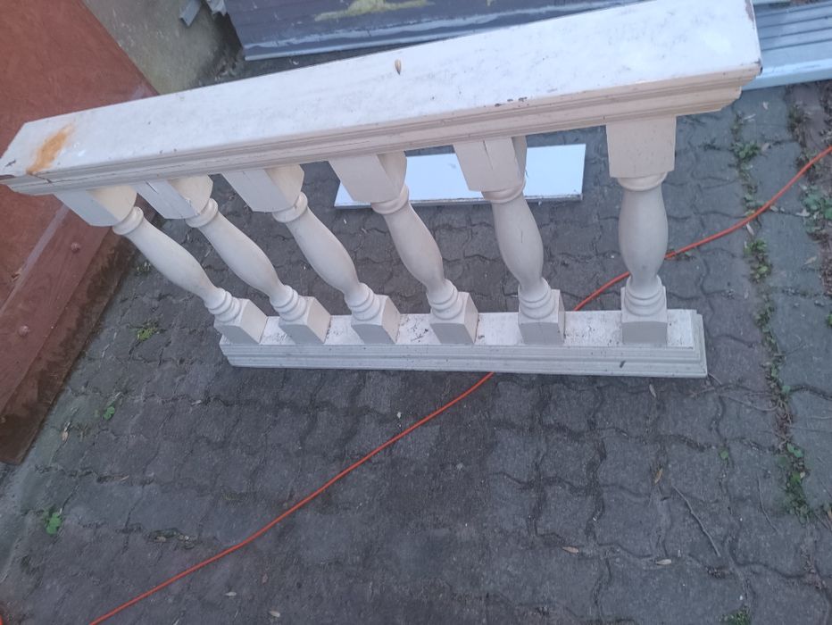 Balustrada drewno