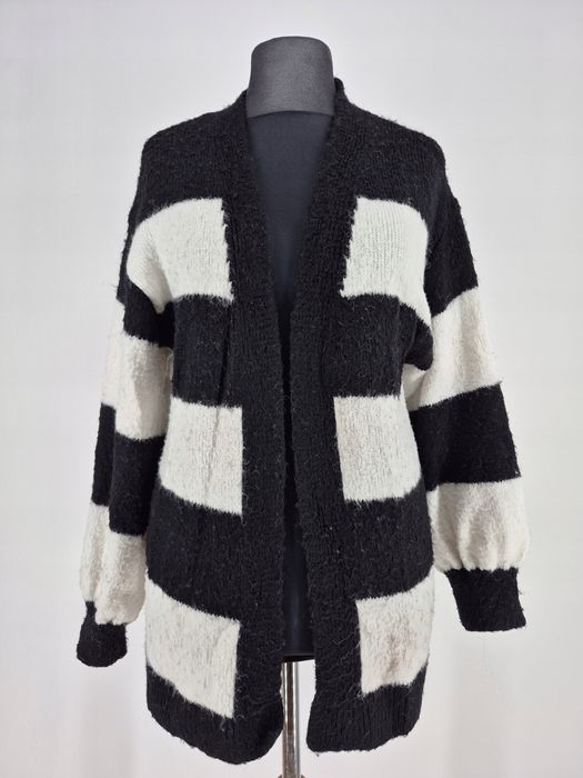 Sweter w paski George 36/38 S/M kardigan