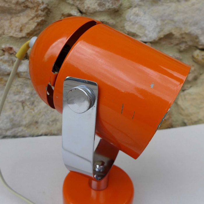 Lampa Stołowa Space Age Mid Century lata 70 Prl