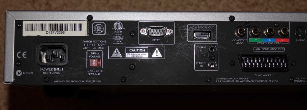 Odtwarzacz DVD / SACD multichannel 5.1/ CD Arcam DiVA DV137 Audiophile