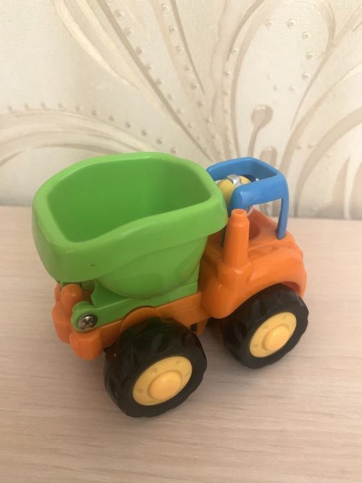 Машинка інерційна, самоскид і бетономішалка, іграшка, трактор