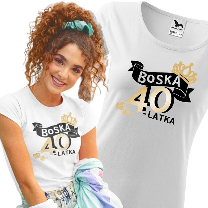 Koszulka damska na 40 urodziny | różne wzory i kolory | 24H | XS - 3XL
