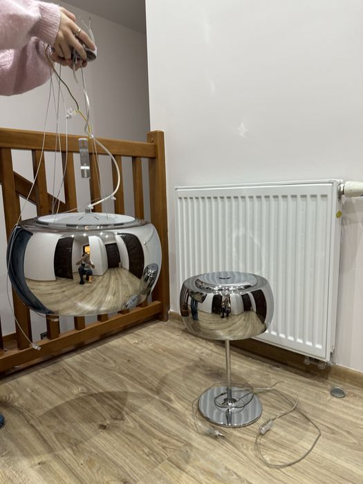 Sprzedam lampę wiszącą i nocną lapkę stojącą