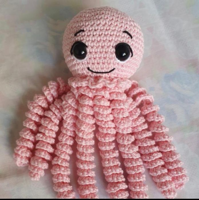 Polvo em crochê, 100% algodão