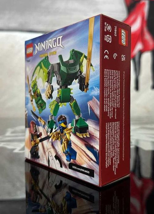Конструктор LEGO NINJAGO 71862 Бойовий набір робота Дракона Ллойда