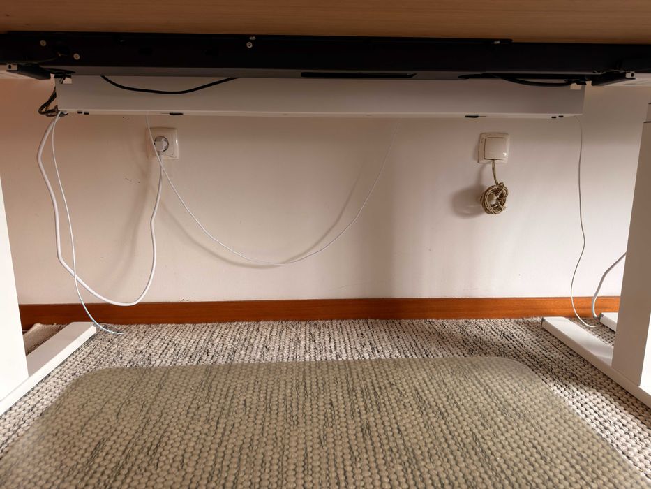 Boho Premium standing desk + Tampo carvalho live edge - 150cm x 70cm