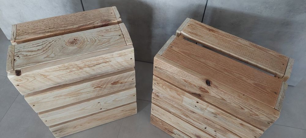 Skrzynka drewniana dekoracyjna ozdobna 40x50x25.5 4szt
