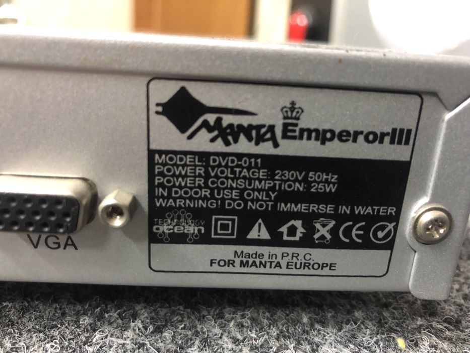 Odtwarzacz dvd Manta
