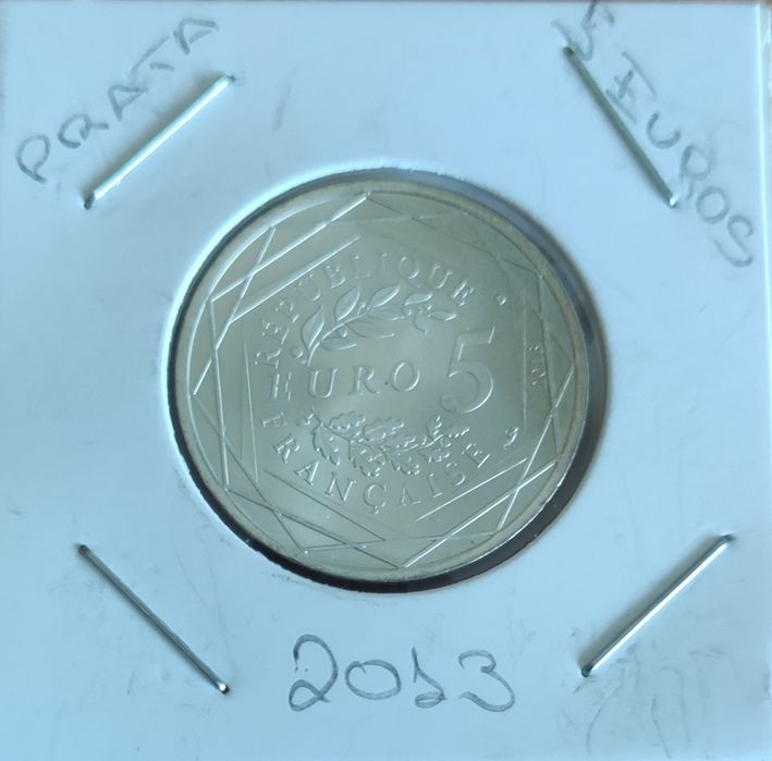 5 Euros France (Prata)
