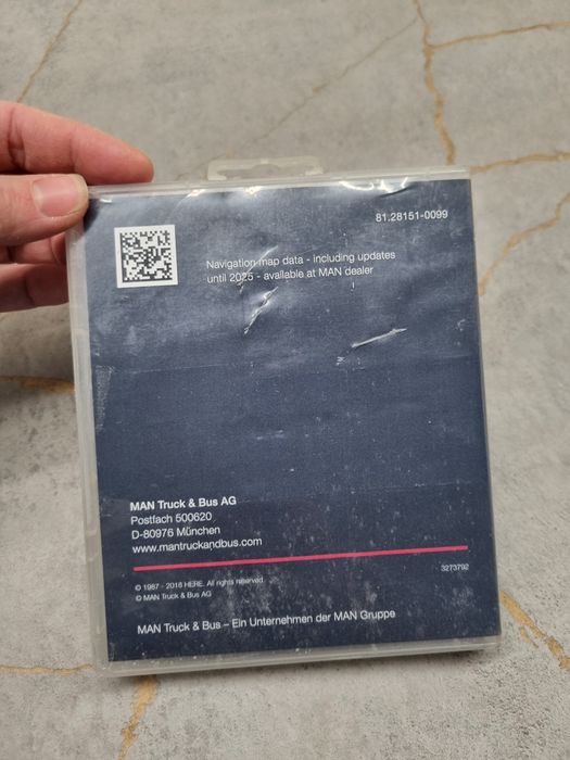 Карта навігації MAN tgx, tgs, tgl