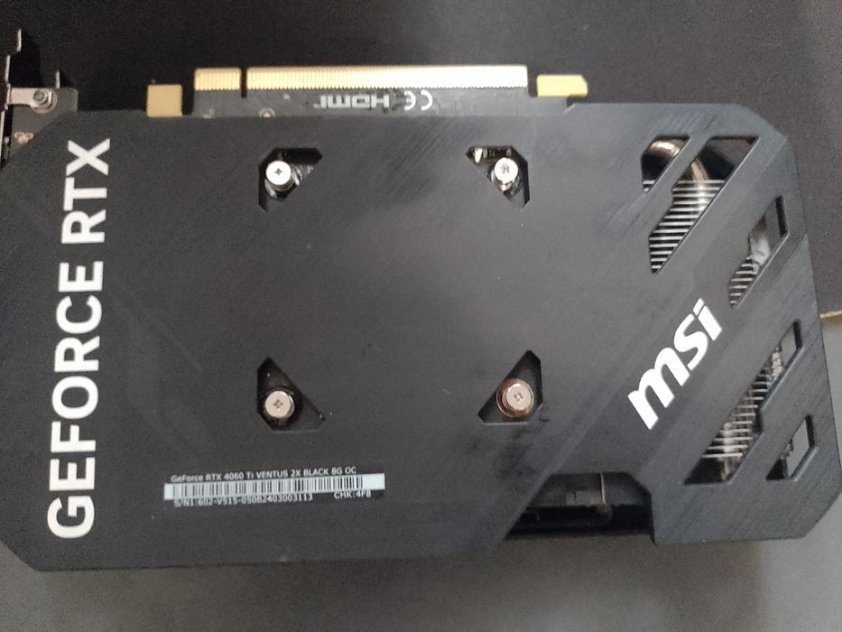MSI GeForce RTX 4060 Ti VENTUS 2X BLACK 8G OC