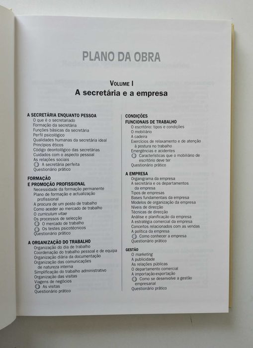 Enciclopédia da secretária com a direcção da Profa. Dra. Marília Pimentel