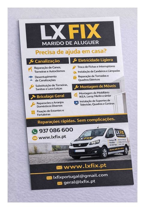 Reparações e Manutenção ao Domicílio