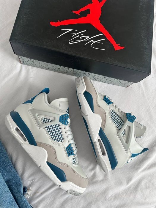 РОЗПРОДАЖ! Jordan 4 Retro Military Blue 36 - 45 джордан ретро мілітарі