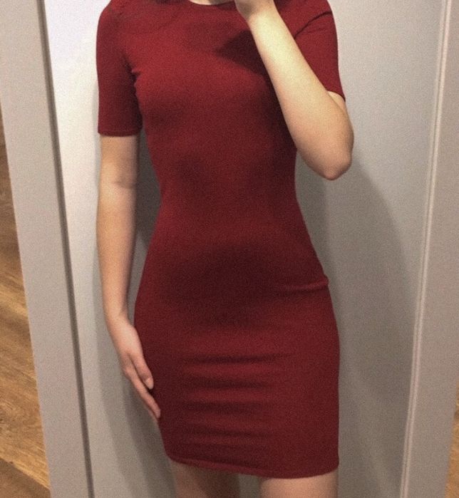 czerwona sukienka orsay