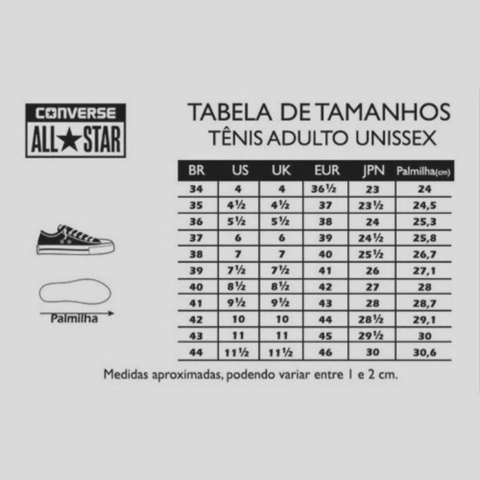 Ténis converse bota all star