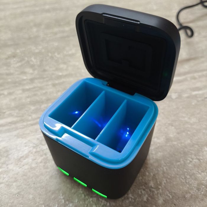 Зарядний пристрій для екшн-камер GoPro 9/10/11/12 Бокс для акумулятора