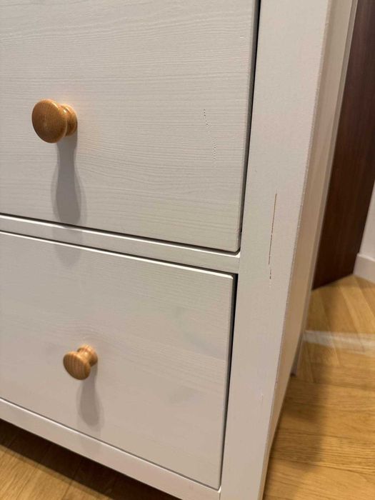 Komoda IKEA HEMNES + nakładka do przewijania | komplet | zadbana