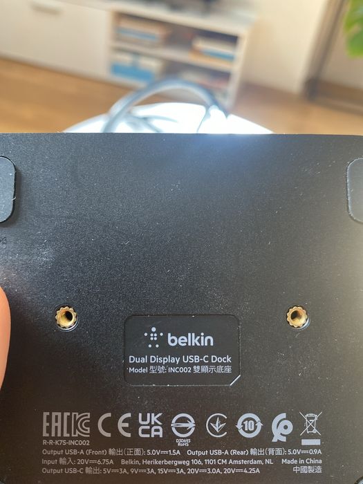 Belkin Dual Display USB-C Dock
