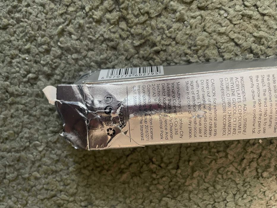 Hello Kiss Microblading pisak do brwi 03 ciemny brąz 1710