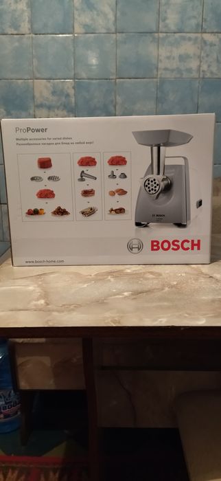 Нова електрична м'ясорубка BOSCH