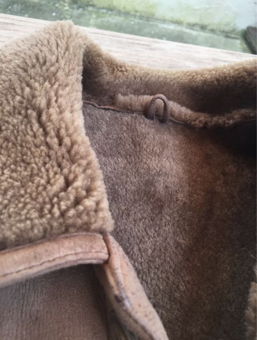 Casaco em Pele Vintage