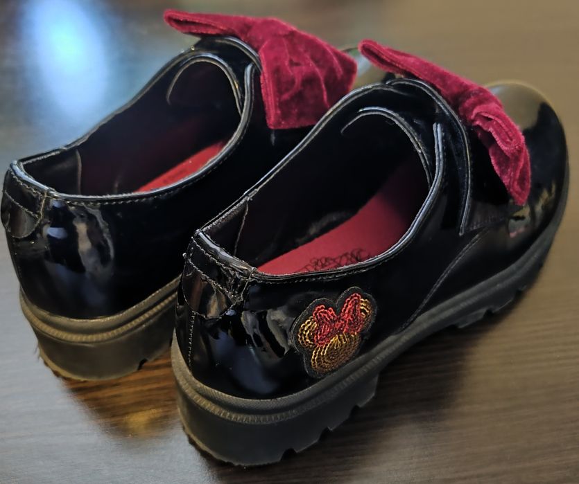 Buty loafersy czarne disney myszka miki rozmiar 35