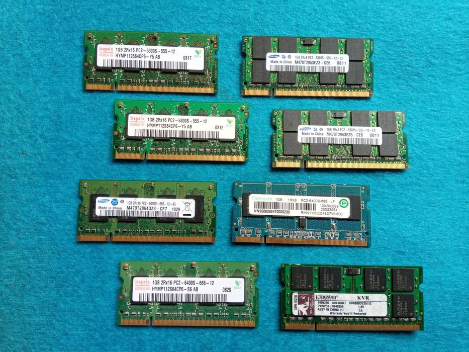 память DDR2 DDR3 Elpida Hynix Kingston Ramaxel Transcend Samsung Apace