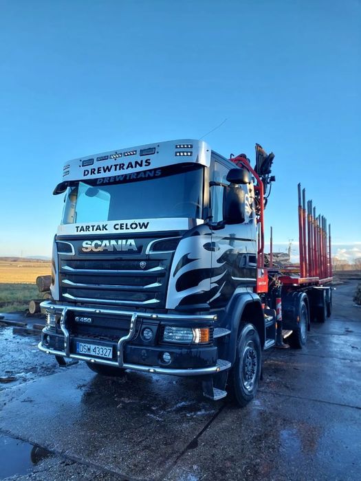 Scania G 450  Zestaw do przewozu drewna