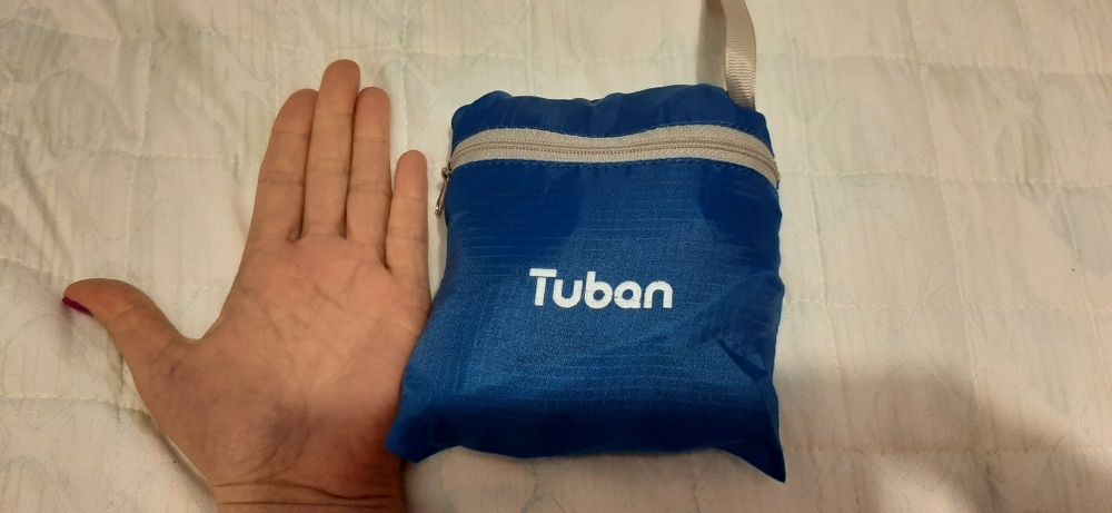 Niebieski mini plecak