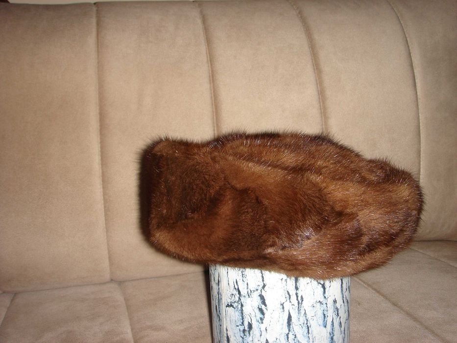 futro z norek - naturalne, długie z dużym kapturem +  toczek gratis