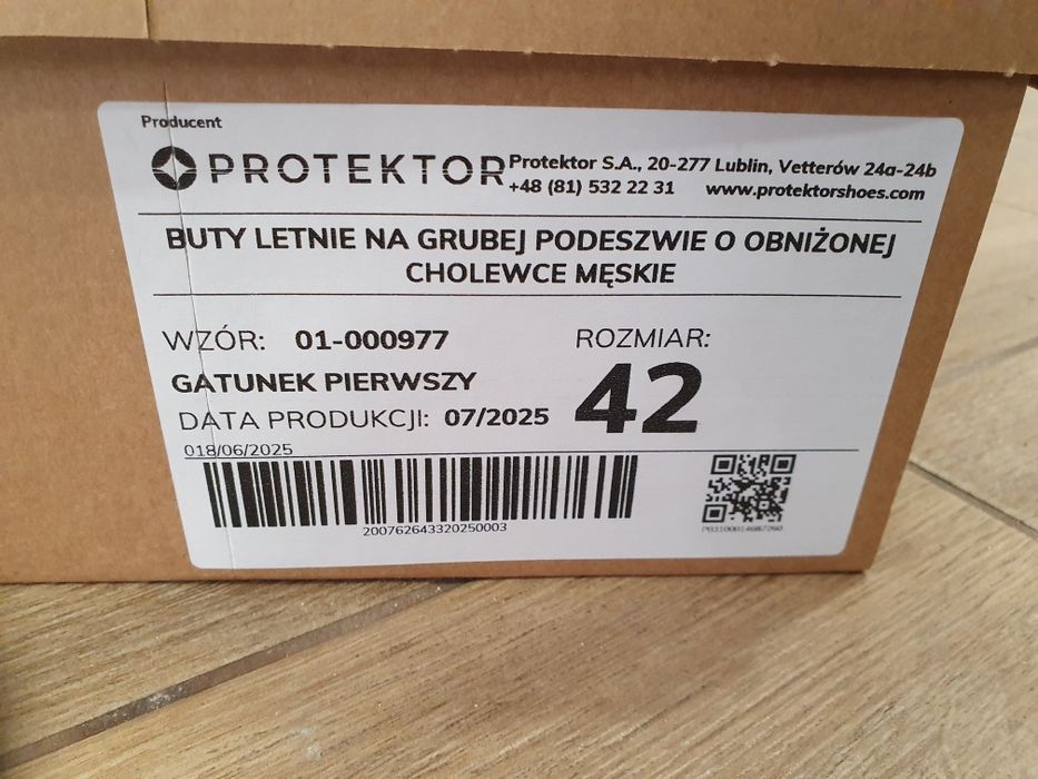 Buty wojskowe taktyczne PROTEKTOR roz. 42 NOWE