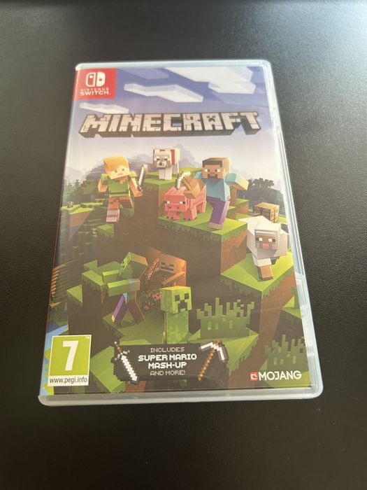 Gra Minecraft na konsolę nintendo switch.