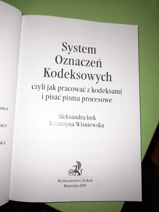 System oznaczeń kodeksowych Irek Wiśniewska