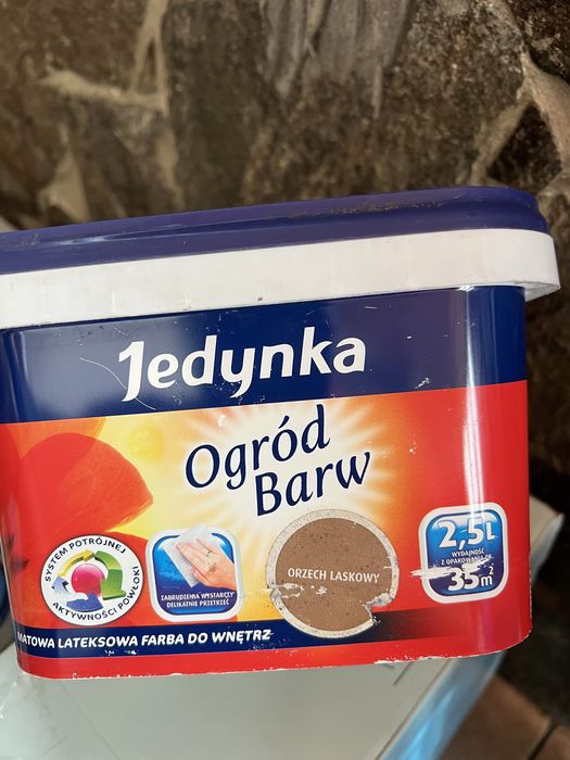 Латексна фарба для стін і стель, краска для стен, Jedynka, Єдинка