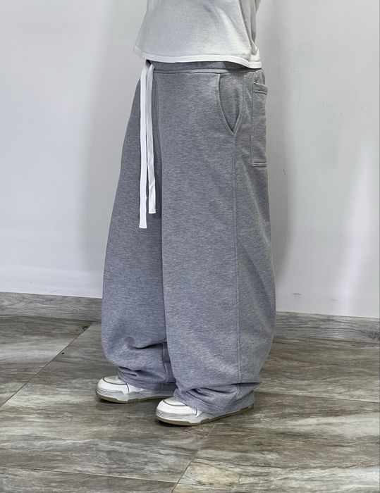 Широкі чорні спортивки Baggy Sweatpants jogger широкие штаны flared