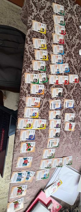 Cartas Caderneta Ídolos