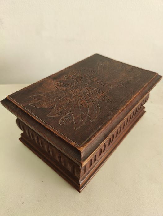 Mini caixa madeira vintage