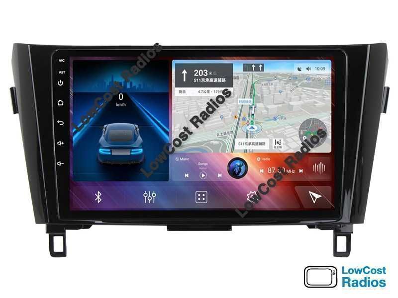 Rádio 2DIN 10" Nissan QASHQAI 2 - J11 (2013 a 2017) • Android 15 | CARPLAY • ANDROID AUTO