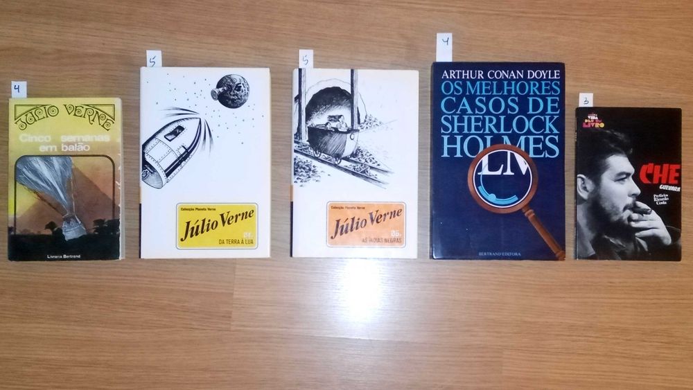 Vários livros (música, arte, literatura, técnicos, etc)