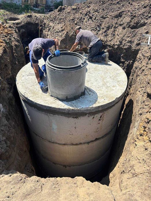 Бетонні кільця | Доставка та монтаж | Септик під ключ