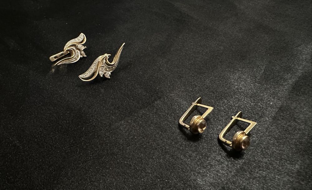 Продам золотые серьги, кольца