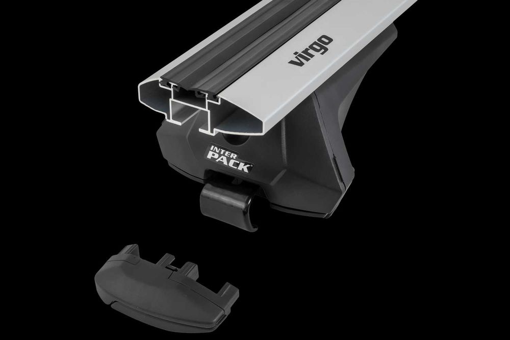 bagażnik dachowy poprzeczki aluminiowe Inter Pack Virgo IR 120 (G2) na relingi zintegrowane MG HS II 2024- EHS II 2024-