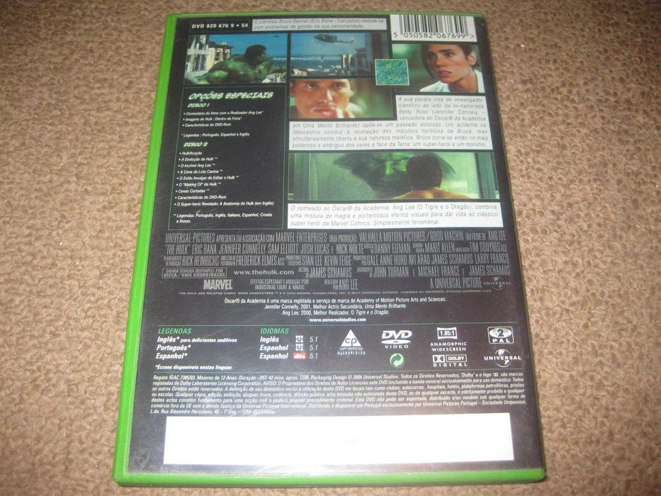 "Hulk" Starring Eric Bana / Special 2-DVD Edition64739411115010121