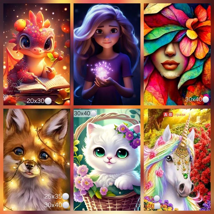 Алмазна мозаїка( вишивка)