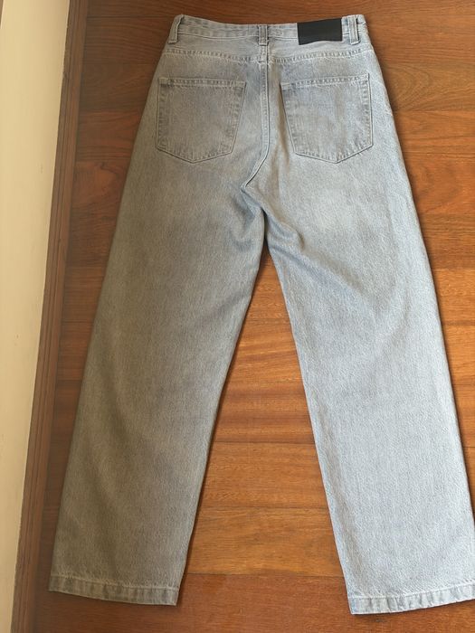 Calças “Baggy” Cinzentas  Pull&Bear