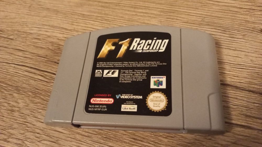 Cartridge F1 Racing Championship na konsolę Nintendo 64