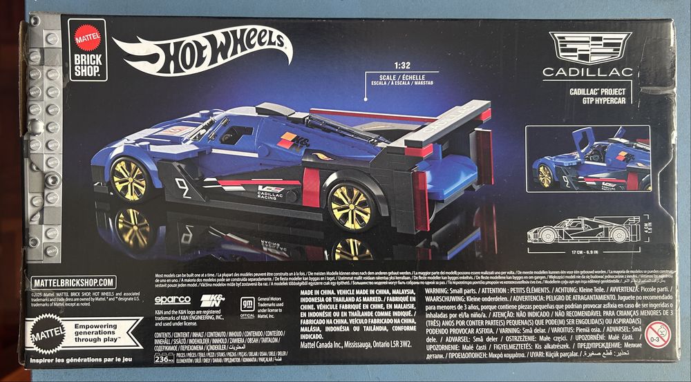 Hot wheels cadillac mattel brick